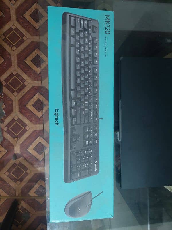 Logitech MK120 Keyboard And Mouse Wired 0