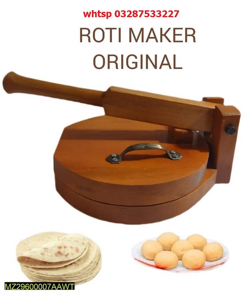 Premium Quality Wooden  Roti maker| Fresh Dough Maker 0