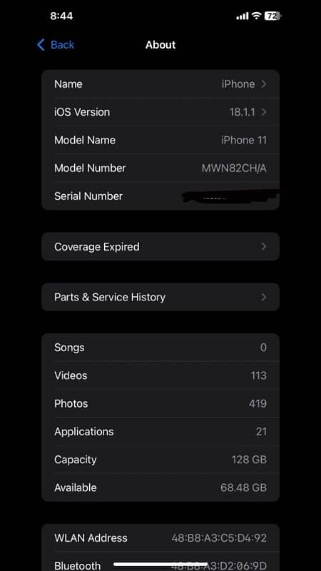 Iphone 11 128gb PTA approved 5