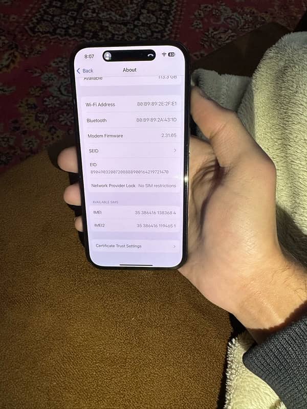 iPhone 15 pro 256 gb factory unlock 6