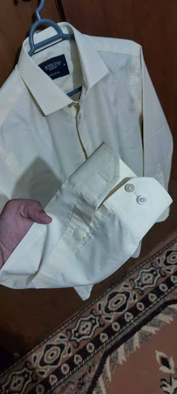 2 used branded formal shirts (Royal Tag) 6