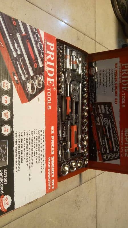 Original Pride Tools | 52 Pcs | Brand New Socket Set 1