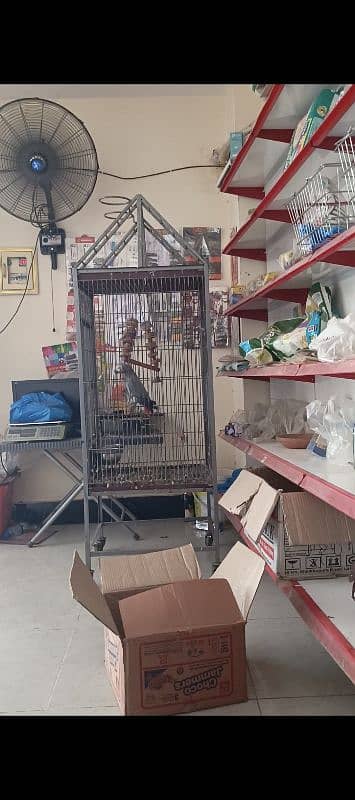 Cage for macaw and African grey 0