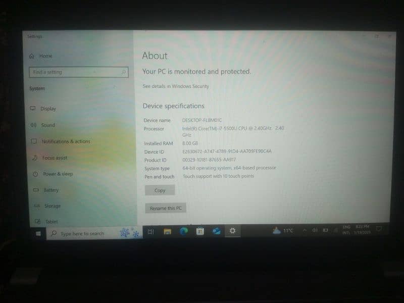 TOSIHBA LAPTOP PORTEGE Z30-T 5