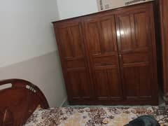 3 Door Full size Wood Furniture Almari