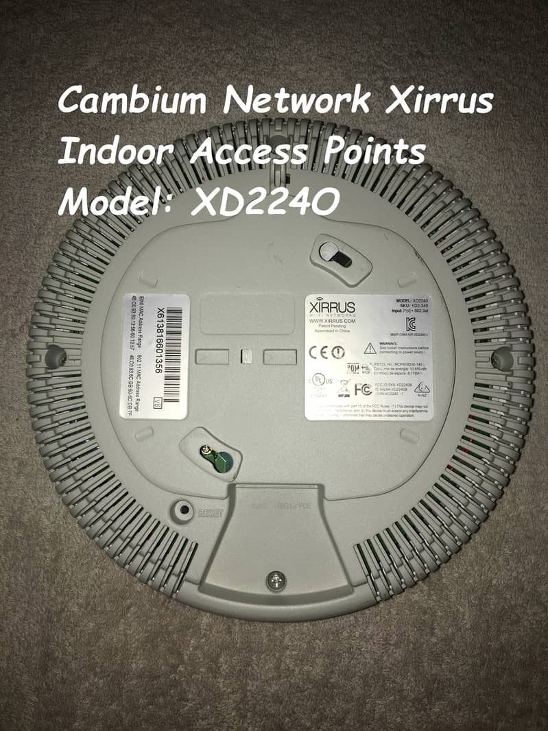 xirrus indoor wifi access points 5