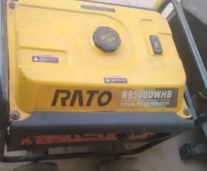 Rato R 9500D 6.0kv self start gas and petrol generator. 0