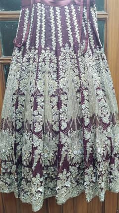 designer bridal lehnga fully work on it