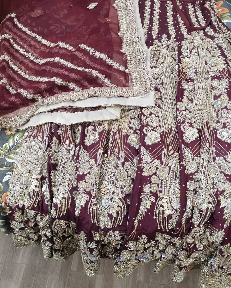 designer bridal lehnga fully work on it 2