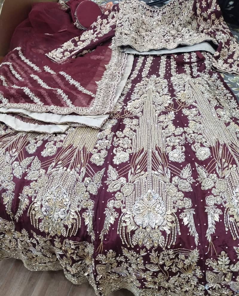 designer bridal lehnga fully work on it 3