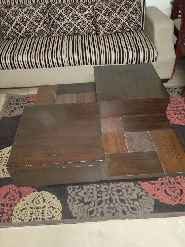 Center table in a very good condition . . pure wooden table. 0