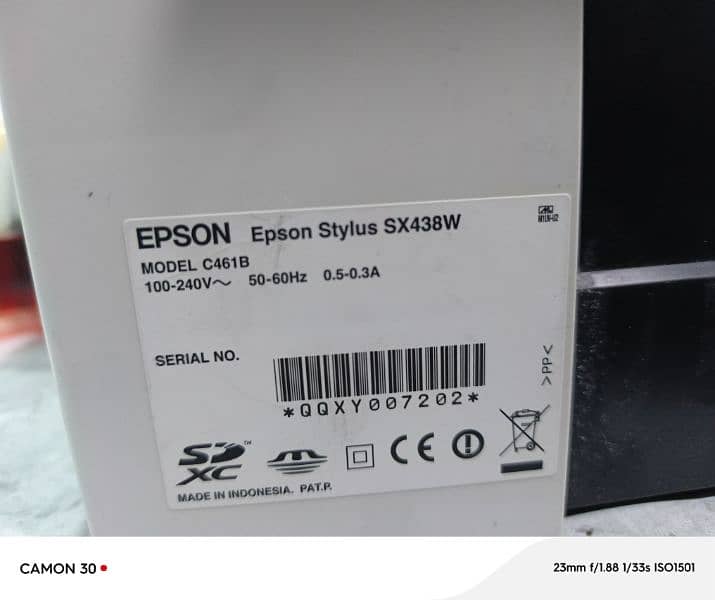 Epson Stylus SX438W - multifunction printer ( colour) Brand new U. K 9