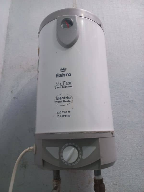 ELECTRIC GEYSER  | 15 LITRE SABRO |  IN PAKISTAN ELECTRIC URGED SALE 0