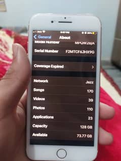 aoa i am selling iphone 7 plus pta prove 128 gb