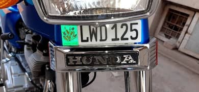 Honda CG 125 Lahore number 2006 model