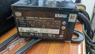 Cooler Master Power Supply 650 Watts Gaming