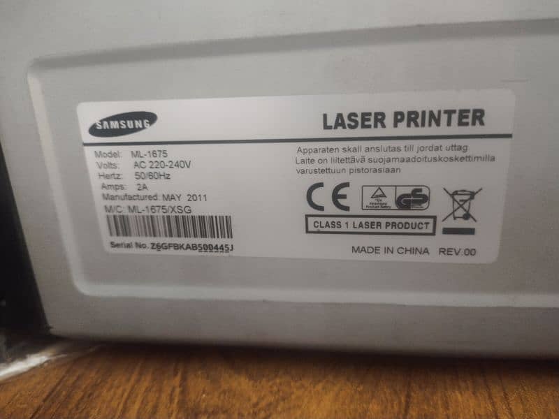 I am Saling my my Samsung Ml-1675 Printer 3