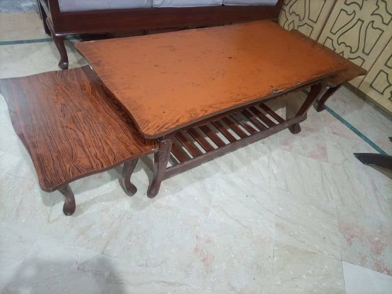 used center table with side table 0