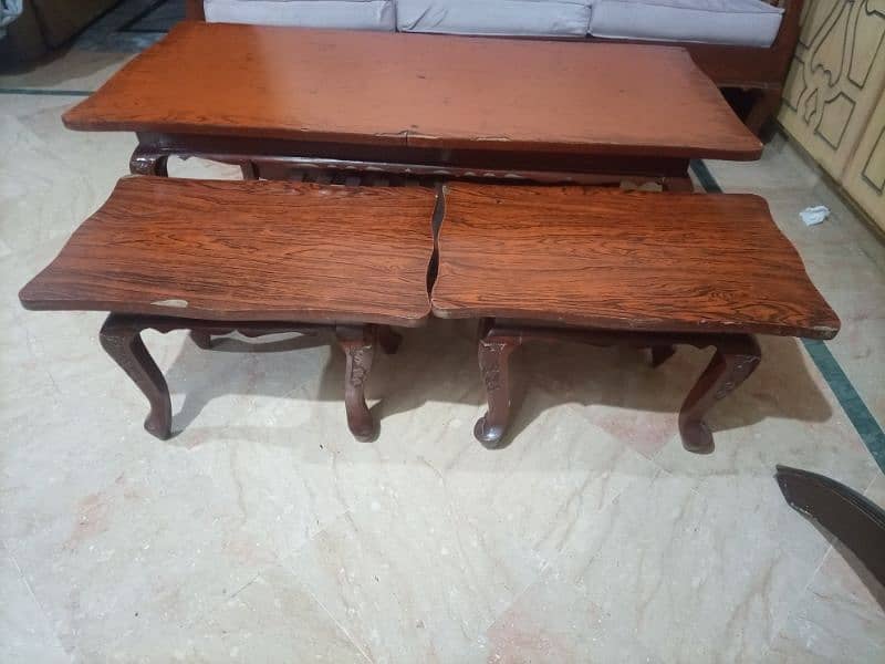 used center table with side table 1