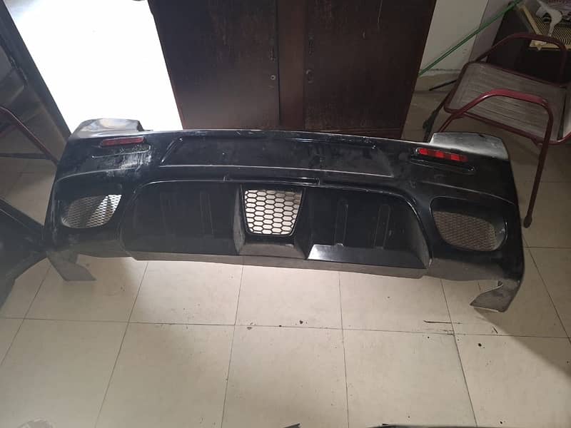 honda civic reborn full kit bumper bonut sports fiber 0