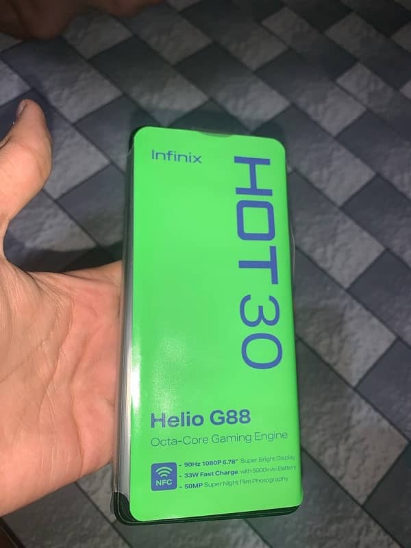 infinix hot 30 10/10 condition and 4 months official warranty 3