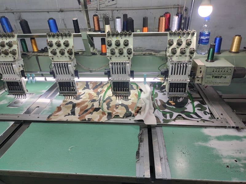 Embroidery machine 4head F model china software 0