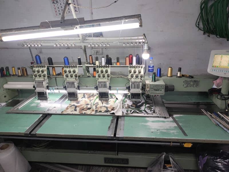 Embroidery machine 4head F model china software 1