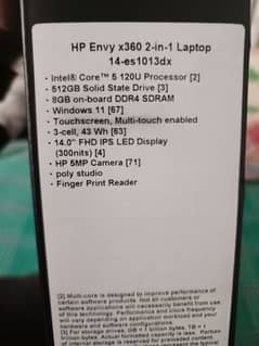 HP Envy Series core i5 14 generation