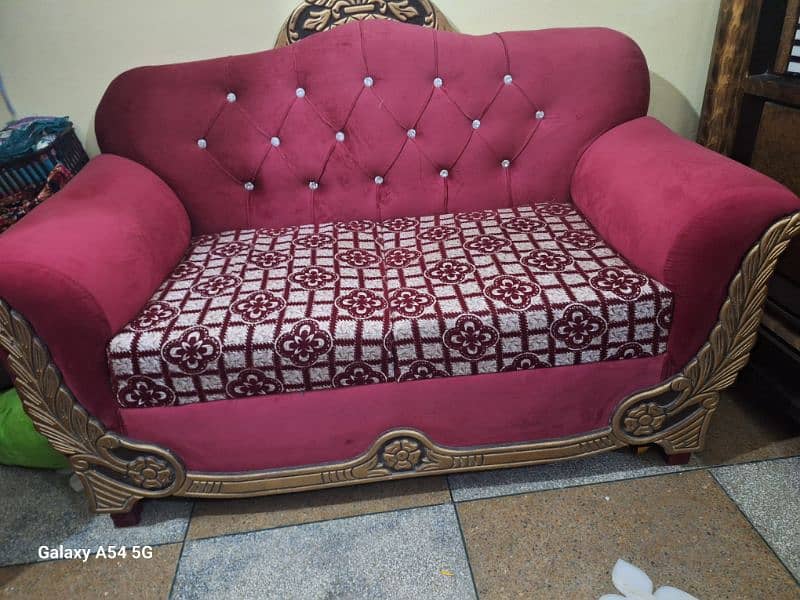 3 Beautiful Colour Sofa Set 1