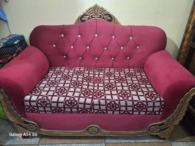 3 Beautiful Colour Sofa Set 4