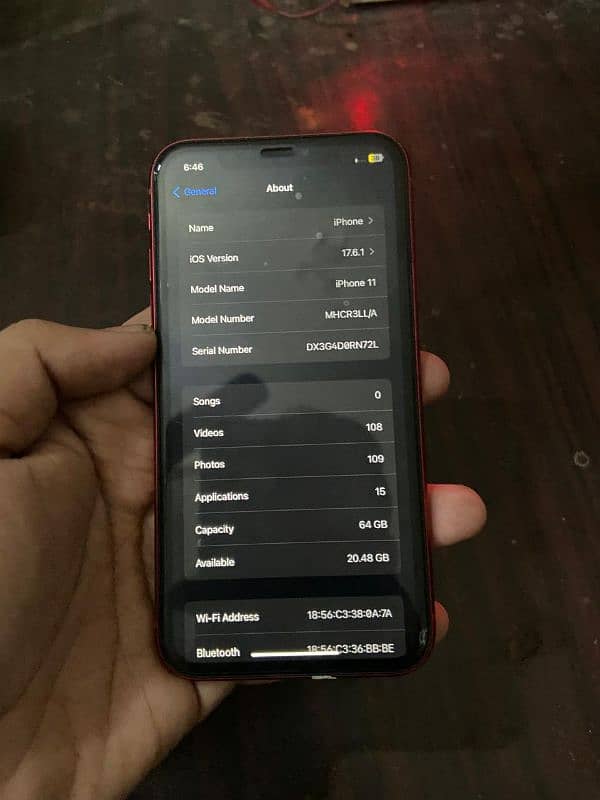 Iphone 11 Non PTA all ok 64 GB only Karachi 3