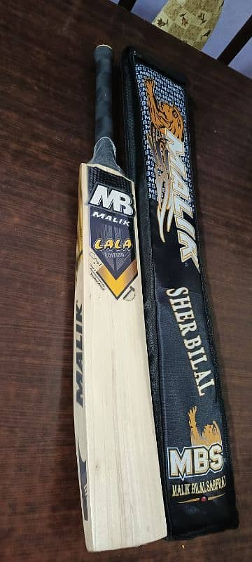 my Malik Lala edition hard ball cricket bat(pure English Willow) 8