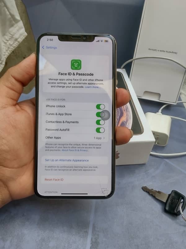 iphone XS Max 256 PTA WATERPACK DUAL SIM APPROVED 10/10 0