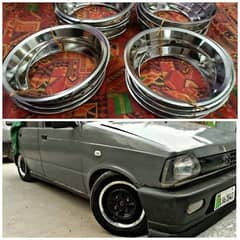 Mehran cultus fx swift wheel rings