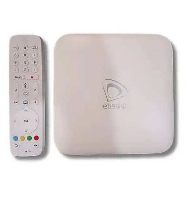 Etisalat Android tv box version 7.1 Box Pack YouTube IPTV 5