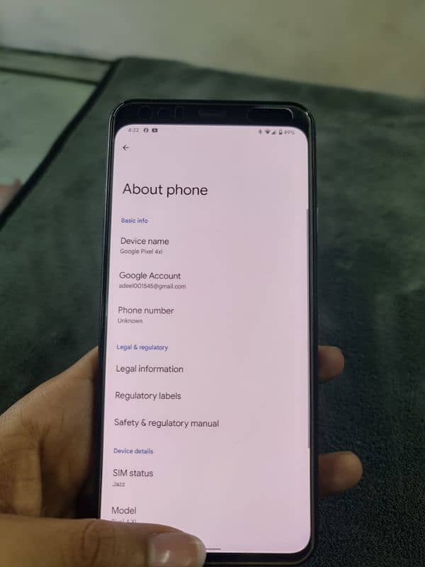 Google Pixel 4xl 4