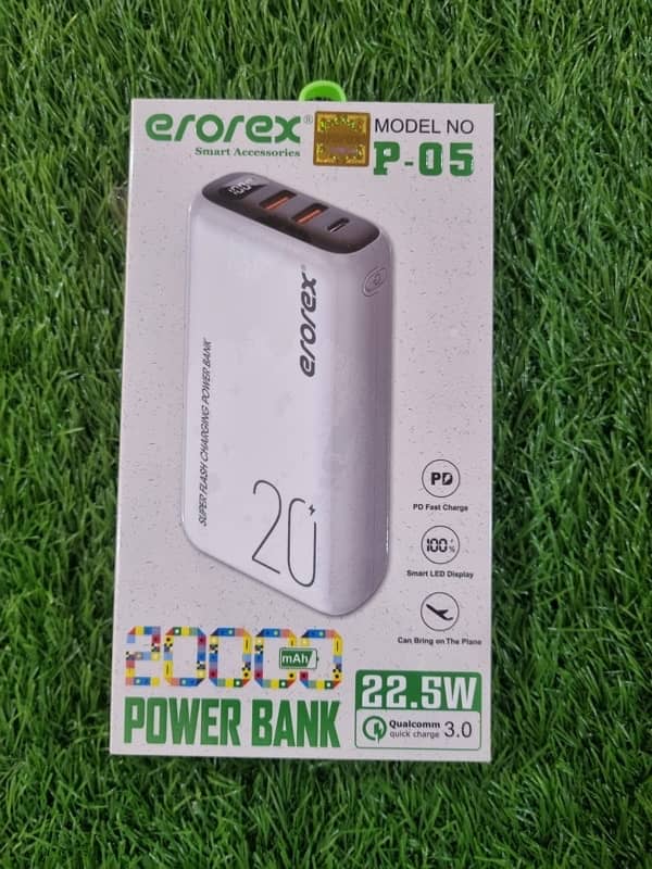 Erorex 20000mah Powerbank 0