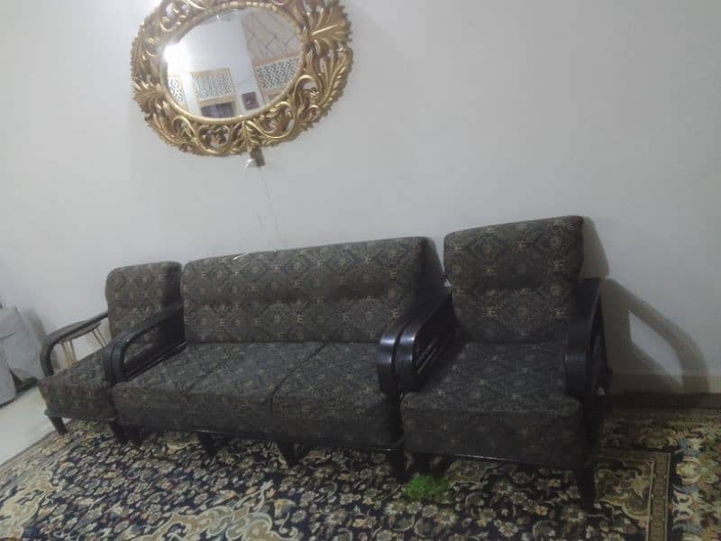 Sofa set 5 seater Pure Shesham wood 0