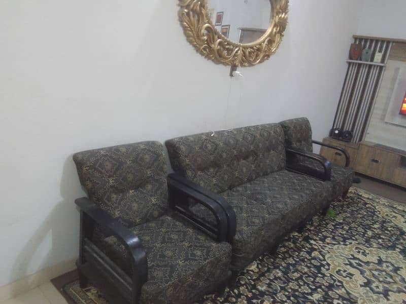 Sofa set 5 seater Pure Shesham wood 1