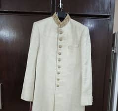 Bonanza Satrangi Sherwani Set with Khussa and Kulla for Men