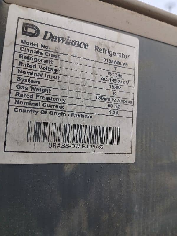 Dawlance Refrigerator 9188 WB LVS 6