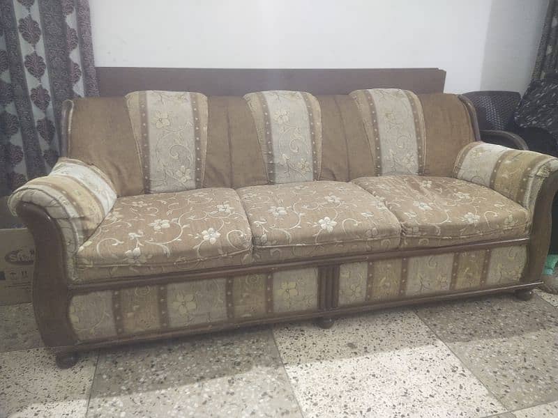 5 seater sofa set good condition 0