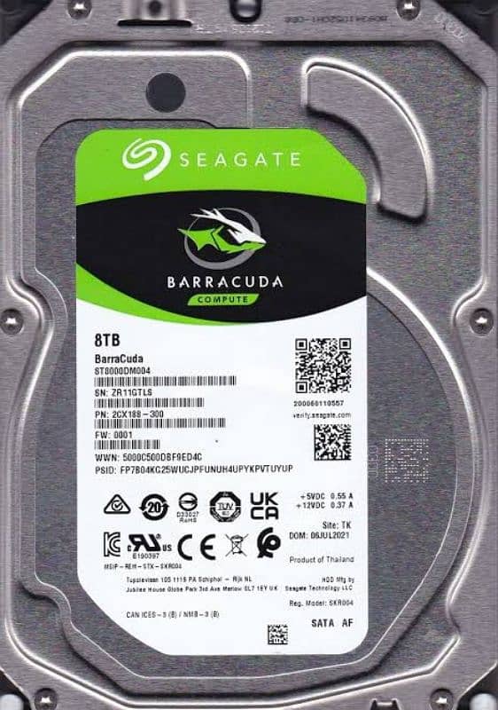 Seagate 2.0 2TB (2000)GB HardDisk 0