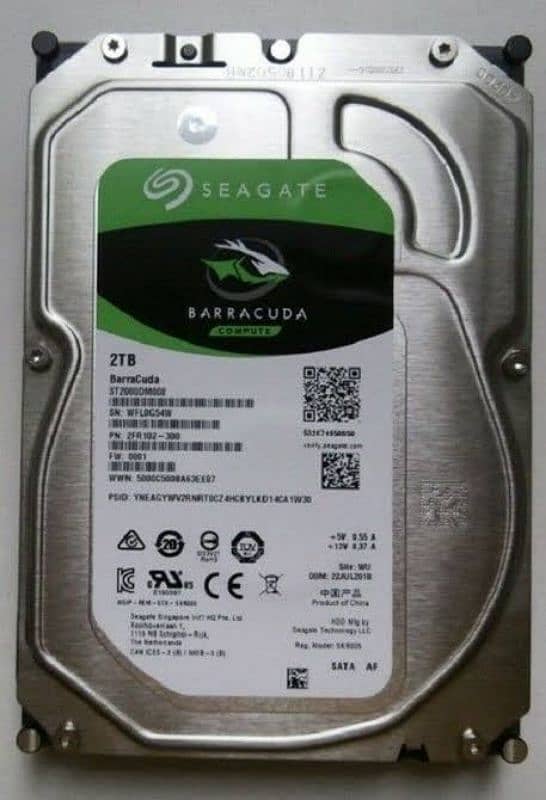 Seagate 2.0 2TB (2000)GB HardDisk 1