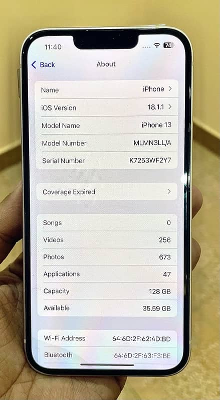 Iphone 13 JV 128GB 85% 3