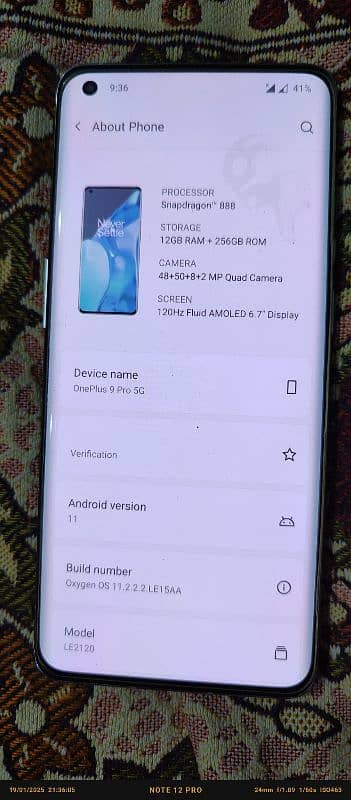 Oneplus 9 Pro 12 Gb 256gb Pta Approved 0