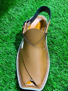 Tyre soal handmade Peshawari chappal for Men's