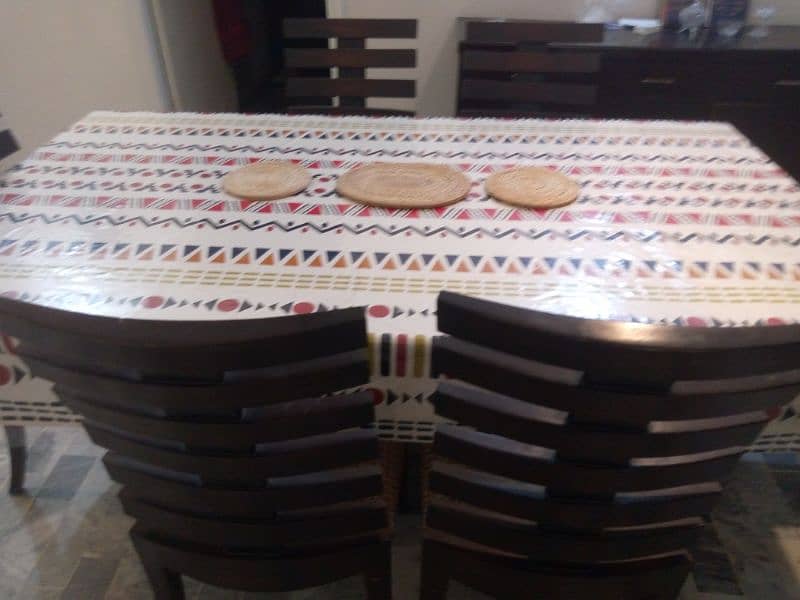 Dining table with Six chairs 3