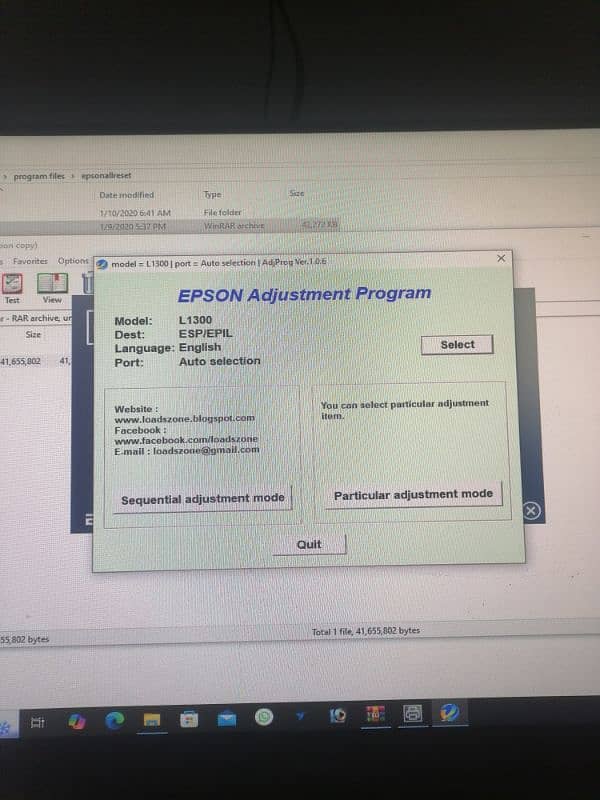 EPSON L Series All Original Software Resat 1