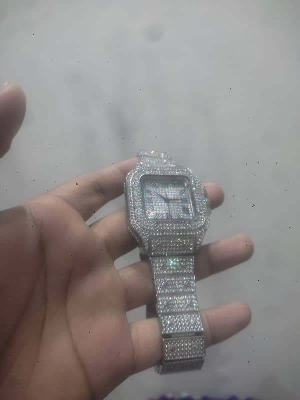 Iced Out Watch/Diamond Watch/Crystal Watch 2